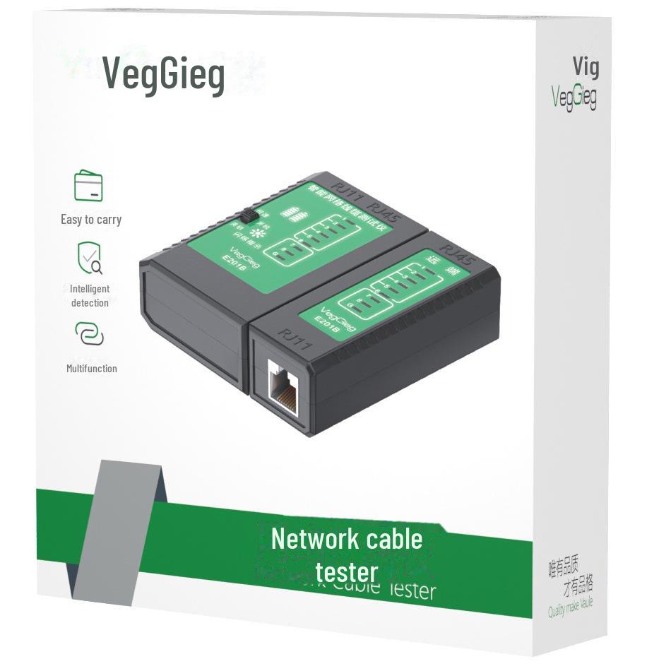 

Тестер экранированного сетевого кабеля Weige RJ45/RJ11 V-E101