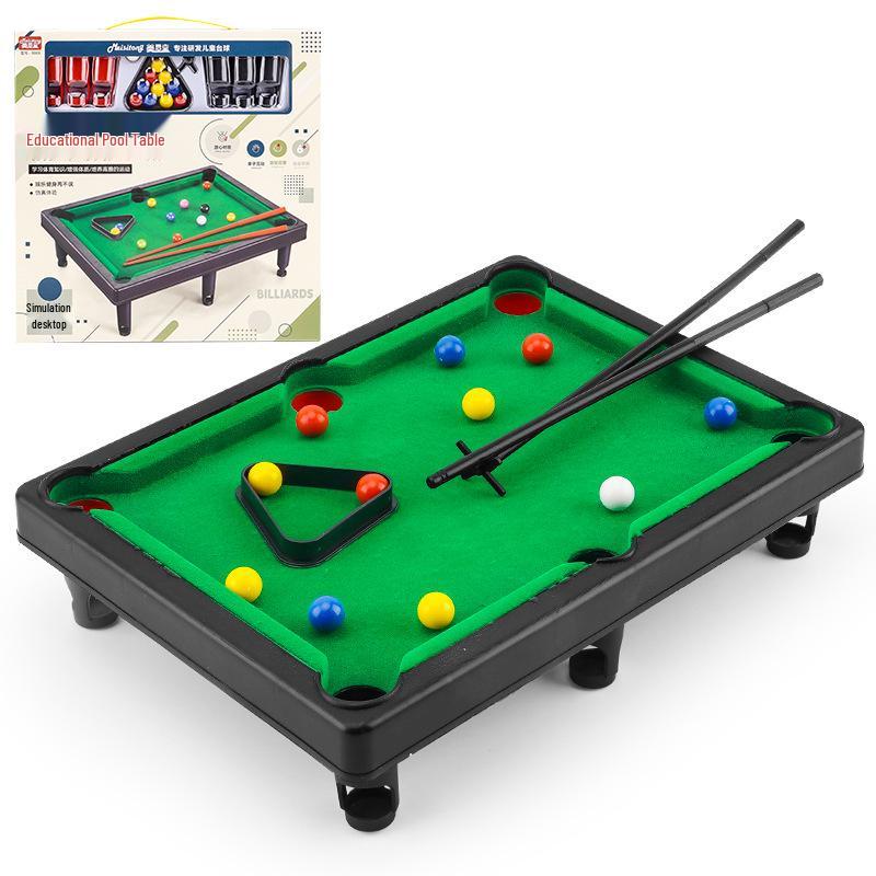 Douyin Kids Mini Pool Table: Large Billiards Game for Boys, Puzzle Play, and Parent-Child Interaction
