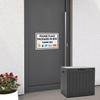 Package Delivery Sign Magnetic Soft Adhesive, 10x7 Inch Please Leave Packages Here Sign for Delivery Drivers, Please Place Packages In Box Thank You,