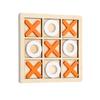 Tic Tac Toe Game Classic XOXO Board Game Family Fun Travel Toys Strategy Toys Perfect for Birthday Gifts Wooden 3x3 Grid JXB