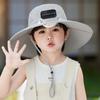 with Cooling Fan Sun Hat Wide Brim Kids Fisherman Hat New Outdoor Sunshade Hat
