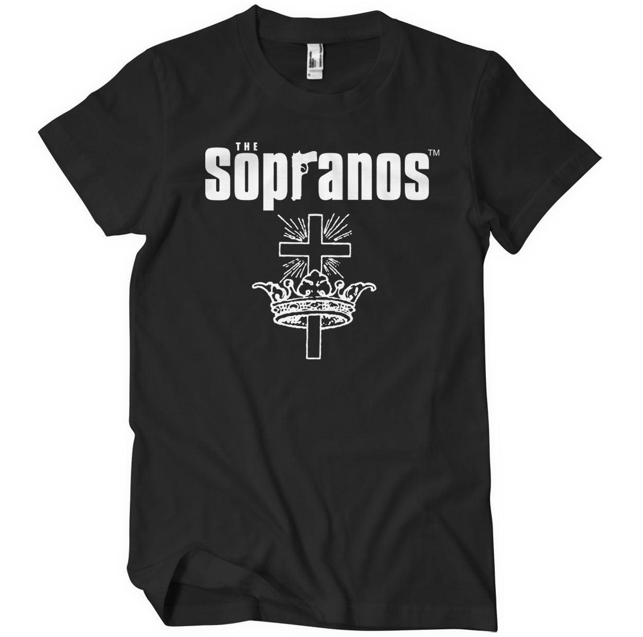 Officially Licensed The Sopranos Crown Mens T-Shirt XL