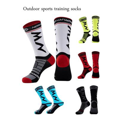 1 paire de chaussettes de cyclisme pour entraînement de course en plein air, chaussettes de marathon pour sports de plein air, chaussettes de football, chaussettes de basket-ball