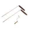 Complete Divination Set With Walnut Handle Dowsing Rods And Brass Tools
