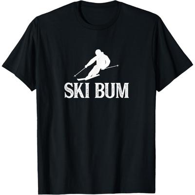 Ski Bum - Vintage Style - T-Shirt