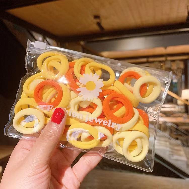 Koreanische Elastische Kleine Gummibänder: Kinderfreundliche Haargummis für Mädchen & Frauen. Süß, bequem und ideal für jede Frisur.