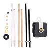 High Torque Long Shaft Clock Movement Mechanism Clock Replacement Motor With 3 Set Hands Quartz Wall Clock Repair Parts