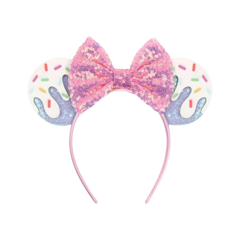 Character Design Sparkling Embellishments Hair Accessories For Holiday Birthday Parties Kids Adjustable Comfortable Stretchy Headwear