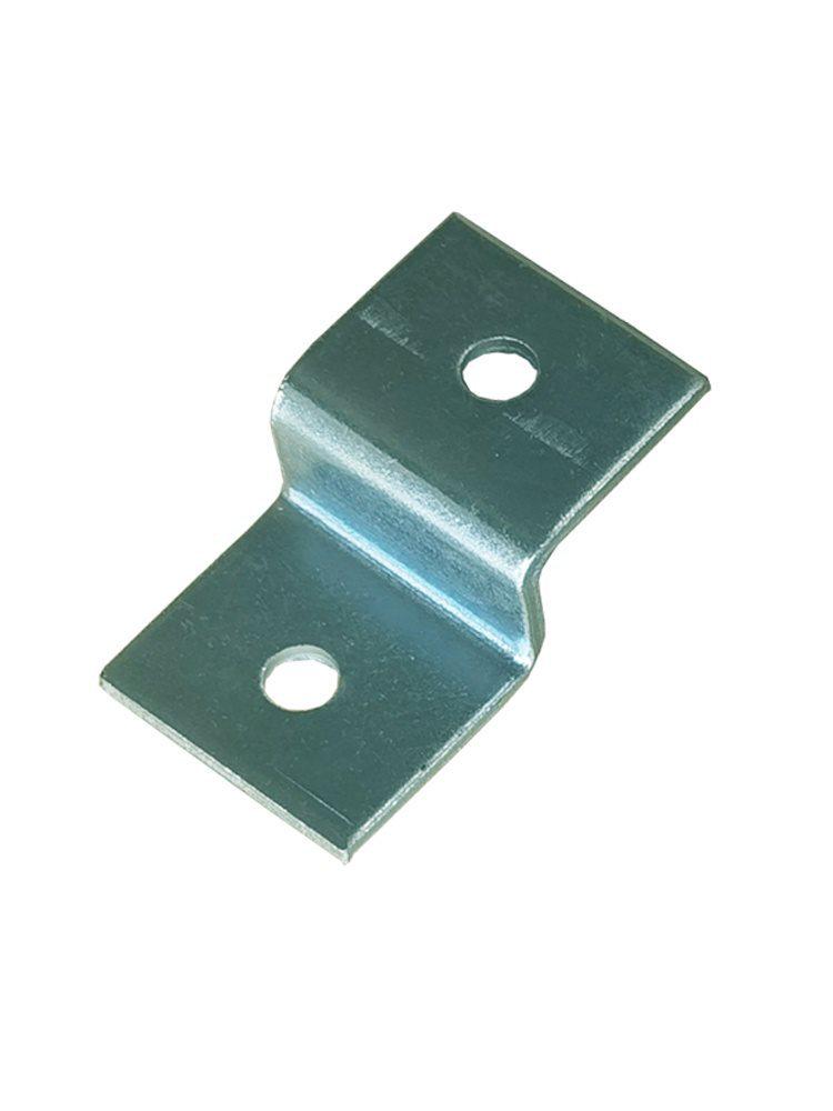 Galvanized Grounding Clamp Kit: Flat Iron, H-Shaped, Z-Shaped Brackets & Installation Elbow Galvanized 25*4 Z-shaped Bracket (1 piece)