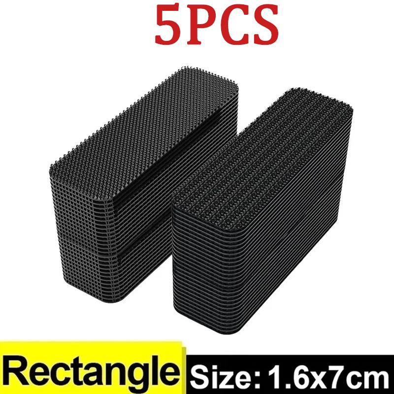 2/5/10Pcs Double Faced High Adhesive Car Carpet Pad Fixing Stickers Home Floor Anti Skid Fixed Patch Grip Tape Sticker