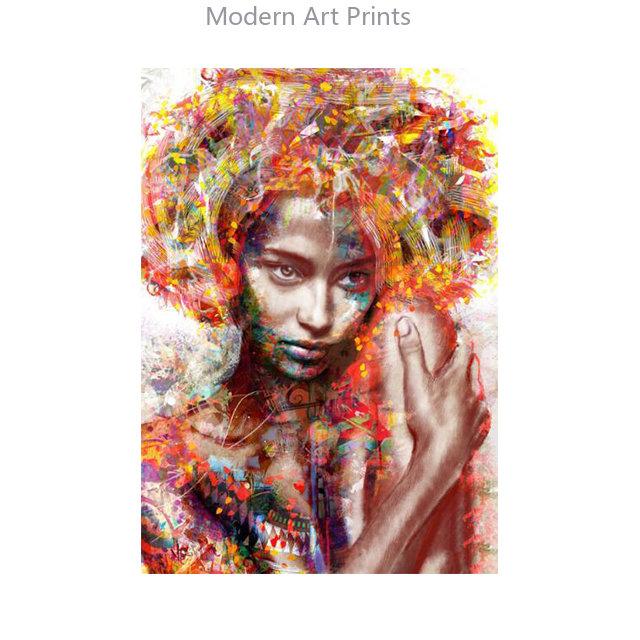 

Красочный женский портрет Граффити Арт Постеры Принт Абстрактная Скандинавская Девушка Холст Картины на Стену Арт Картинки для Домашнего Декора 21x30cm No Framed