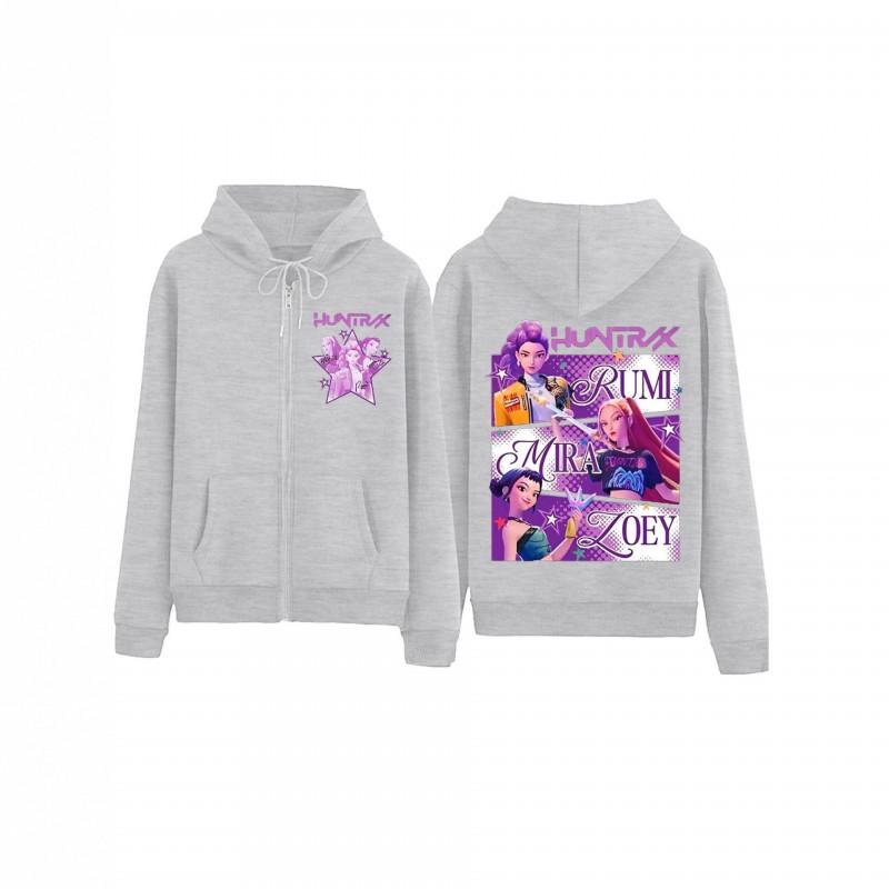 Sweet Cartoon Print Hooded Sweatshirt Loose Fit Womens Casual Long Sleeve Pullover Top 2025