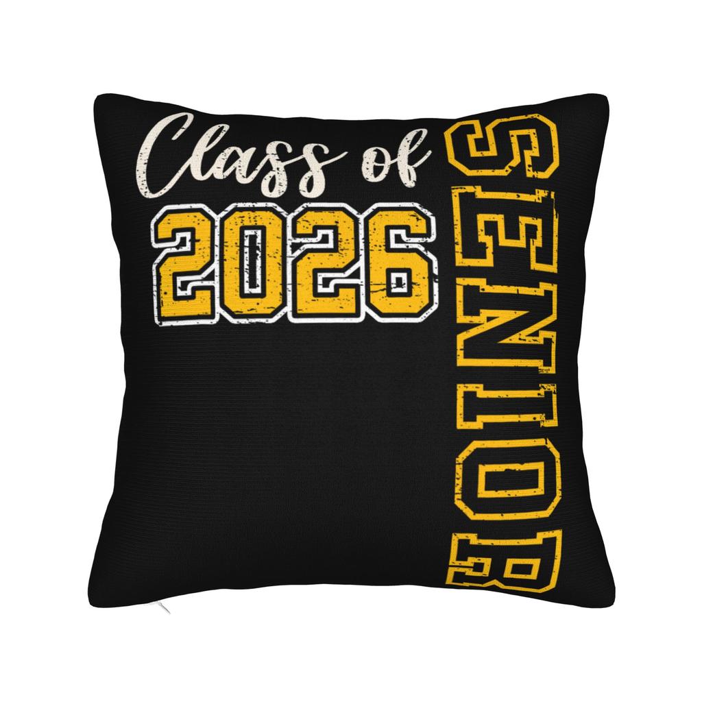 Class of Senior Graduation Pillow Covers Printing Cushion Cover Decorations Throw Pillow Case Cover Chair Multiple Sizes
