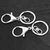 5pcs/lot 30mm Key Ring Long 70mm Popular Classic 11 Colors Plated Lobster Clasp Key Hook Chain Jewelry Making for Keychain
