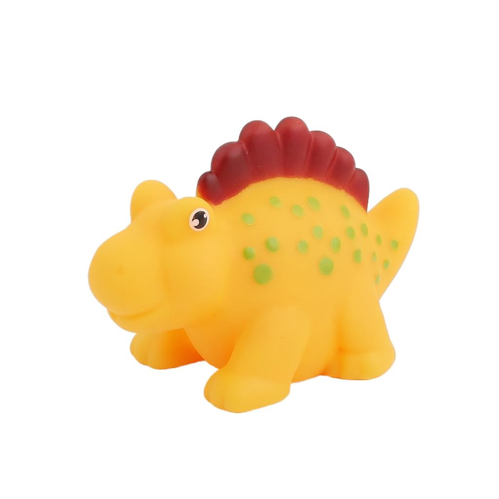 Dinosaur Animal Squeeze Toy Soft Vinyl Squeaky Bath Figure for Kids Desk Decoration and Stress Relief Play