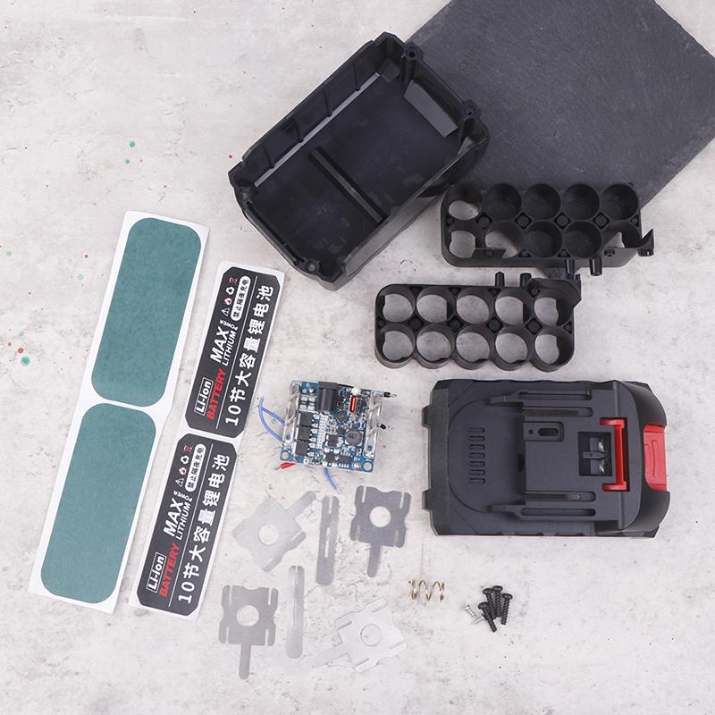 Bl18650 Li-Ion Battery Case With Type-C Charging Protection Circuit Board Shell Boxs Bl18650 For 21V 60A Li-Ion Battery Housings