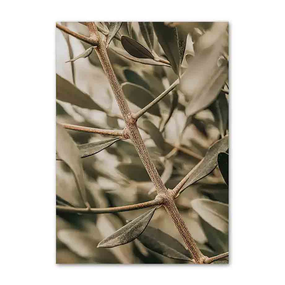 Lemons Olive Branch Mountain Village Leaf Wall Art Canvas  Nordic Posters PaintingAnd Prints Wall Pictures For Living Room Decor