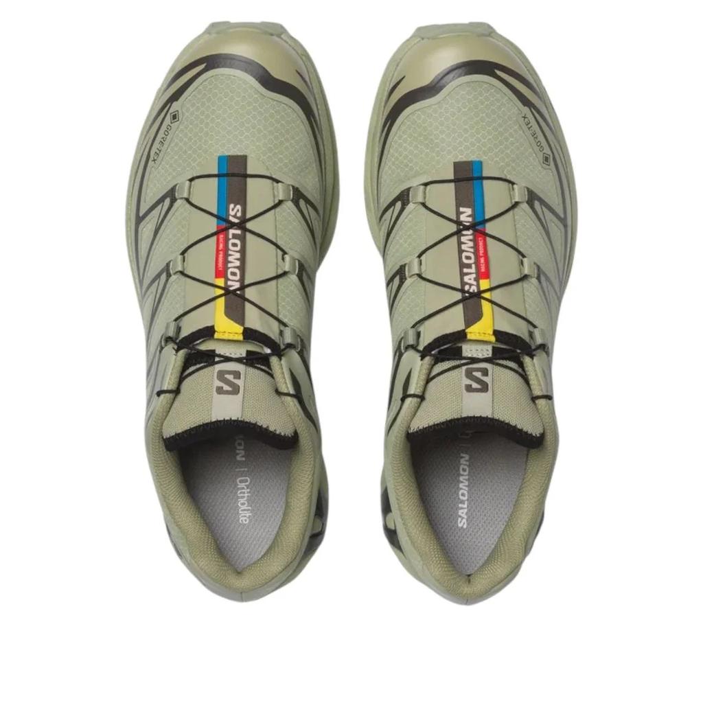 SALOMON XT 6 Casual Running Shoes Unisex Beige Gray 478638