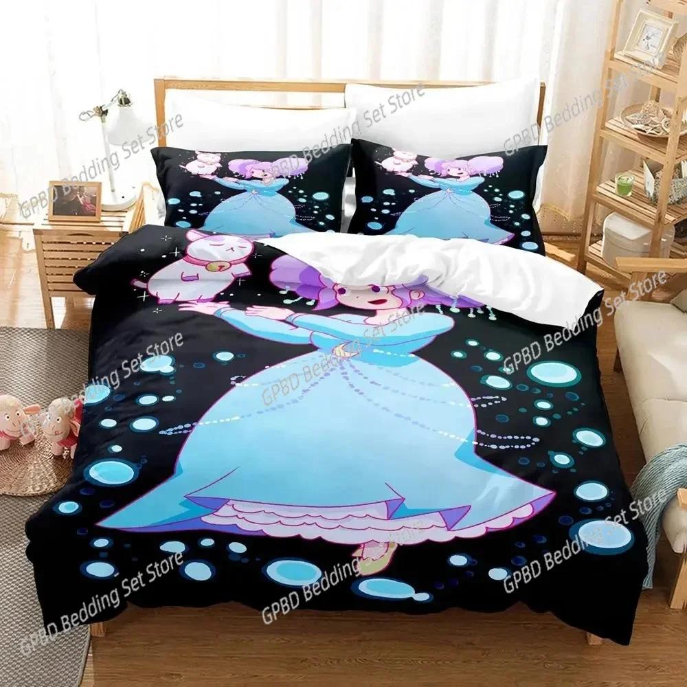 Cartoon Bee PuppyCat 3D NEW Duvet Cover Pillowcase Bedding Set Adult Boy Girl Bedroom Decoration Children Single Double Large