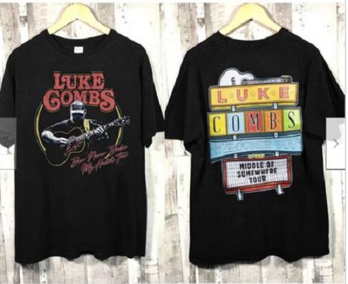 Luke Combs T-shirt Luke Comb Tour Unisex Shirt. XXL