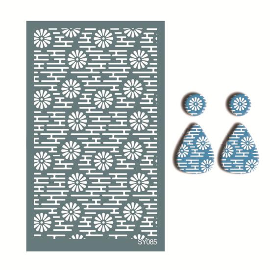 Clay Earring Cutter Various Patterns Embossing Mold Printing on Clay Professional Ceramic Craft DIY Making Accessories Polymer Clay