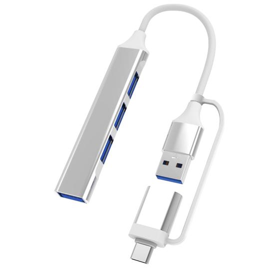 Bağlantı İstasyonu Sürücüsüz Geniş Uyumluluk Hafif Bilgisayar Hub'ı 5 Gbps USB'den USB'ye Bağlantı İstasyonu Ayırıcı Hub Bilgisayar Aksesuarları