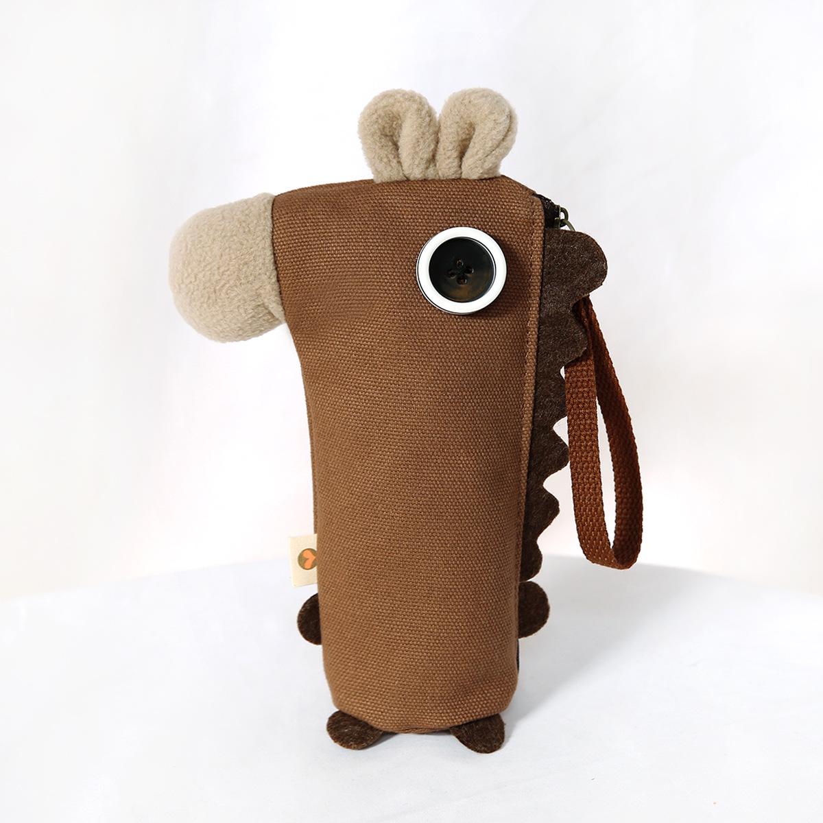 

Милый 3D-пенал с изображением лошади из холста – Большая вместимость Канцелярские принадлежности с изображением животных