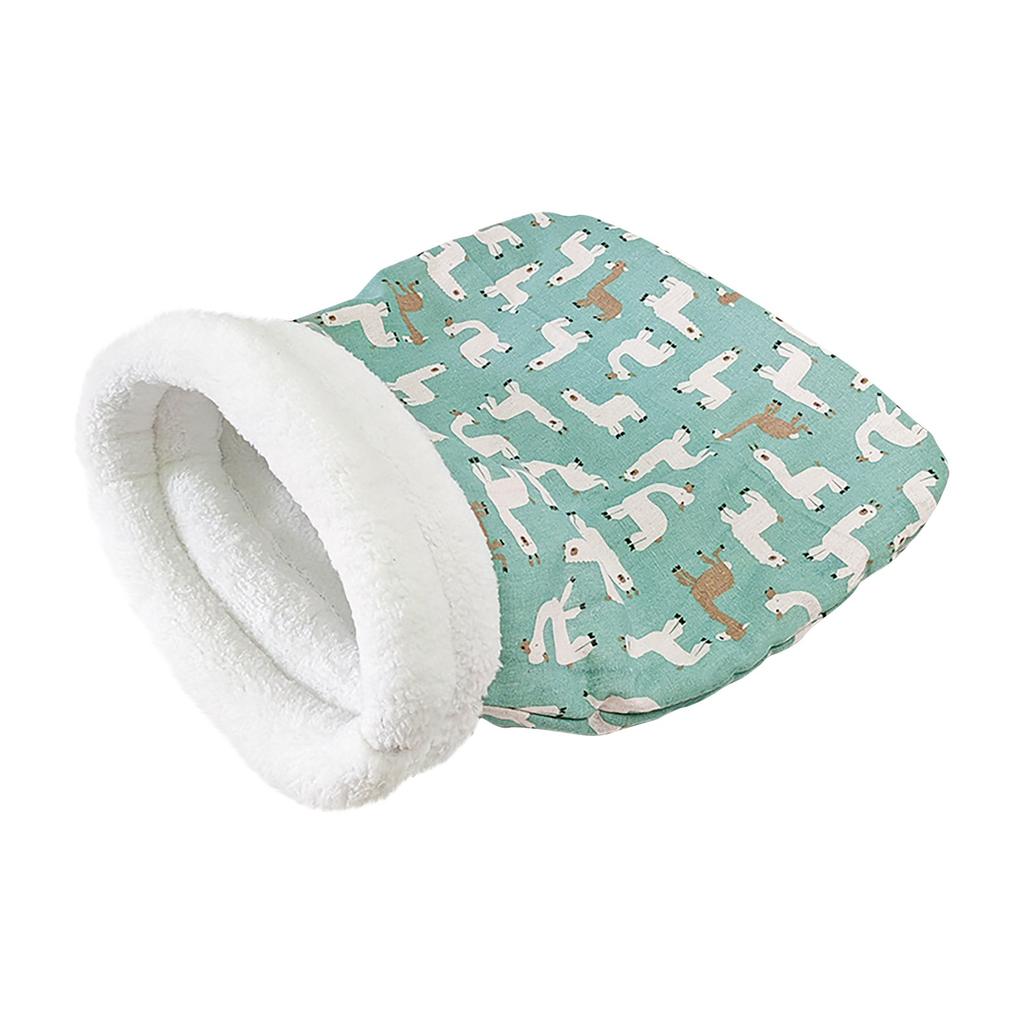 Zimowy śpiwór dla zwierząt, Wewnętrzny śpiwór dla zwierząt, Przytulna jaskinia tunelowa dla zwierząt, Uroczy wewnętrzny śpiwór dla zwierząt, Owijany wygodny zimowy śpiwór