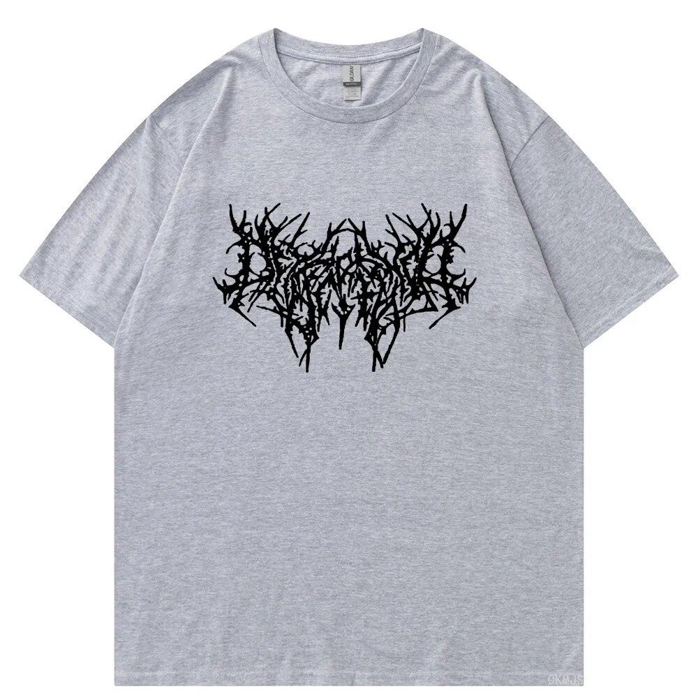 Готическая темная футболка унисекс WoUnisex Футболка большого размера Панк черная одежда — фото 6