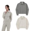 Women S Land Half Zip Semi Crop SweatShirt S24Swfzt51