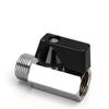1/8" 1/4" 3/8" 1/2" Threaded Mini Brass Ball Valve BSP Male To Female Air Compressor Water Gas Oil Shut Off Valve