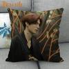 Custom Lee Dong Wook KPOP Pillowcase  Wedding Decorative Cotton Linen Pillow Case For Home Pillow Cover 45X45cm One Side