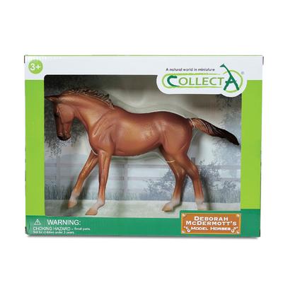 Figurine de jument pur-sang CollectA (1:12 échelle) (châtaigne)