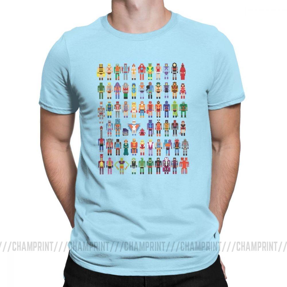 Vintage 8 Bit Of The Universe T Shirt Men O Neck Cotton T Shirt Short