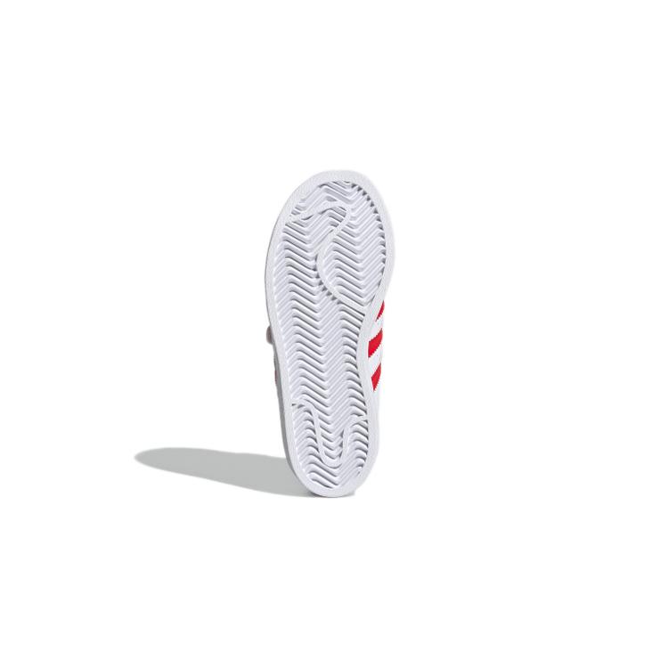 Adidas Originals Superstar Cf C Abrasion Resistant Abrasion Resistant Low top Kids' Skateboarding Shoes Red White FZ0643