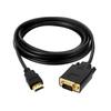 1080P Video Connector Display Output HDMI-Compatible To VGA Converter AV Adapter Cord Male to Male