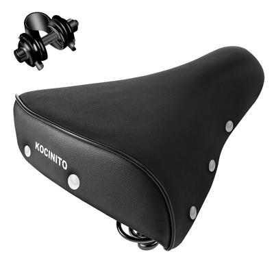 KOCINITO Bicycle Memory Shock Extra Compatible with Electric Assist Road Mountain and Cross Ergonomic Design for Unisex Saddle, Foam, Absorbing,
