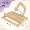 Wooden Soap Cut Trimming Cheese Gift Chocolate Adjustable Wire Slicer Cutting Tool for Bar Cake Home