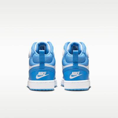 Nike Court Borough Mid 2 GS 'White Blue Beyond'