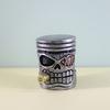 Mechanischer Punk Geschnitzter Kolben Totenkopf Gesicht Statue Kreative Europäischer Metallischer Stil Piraten Skulptur Harz Figur Desktop Deko