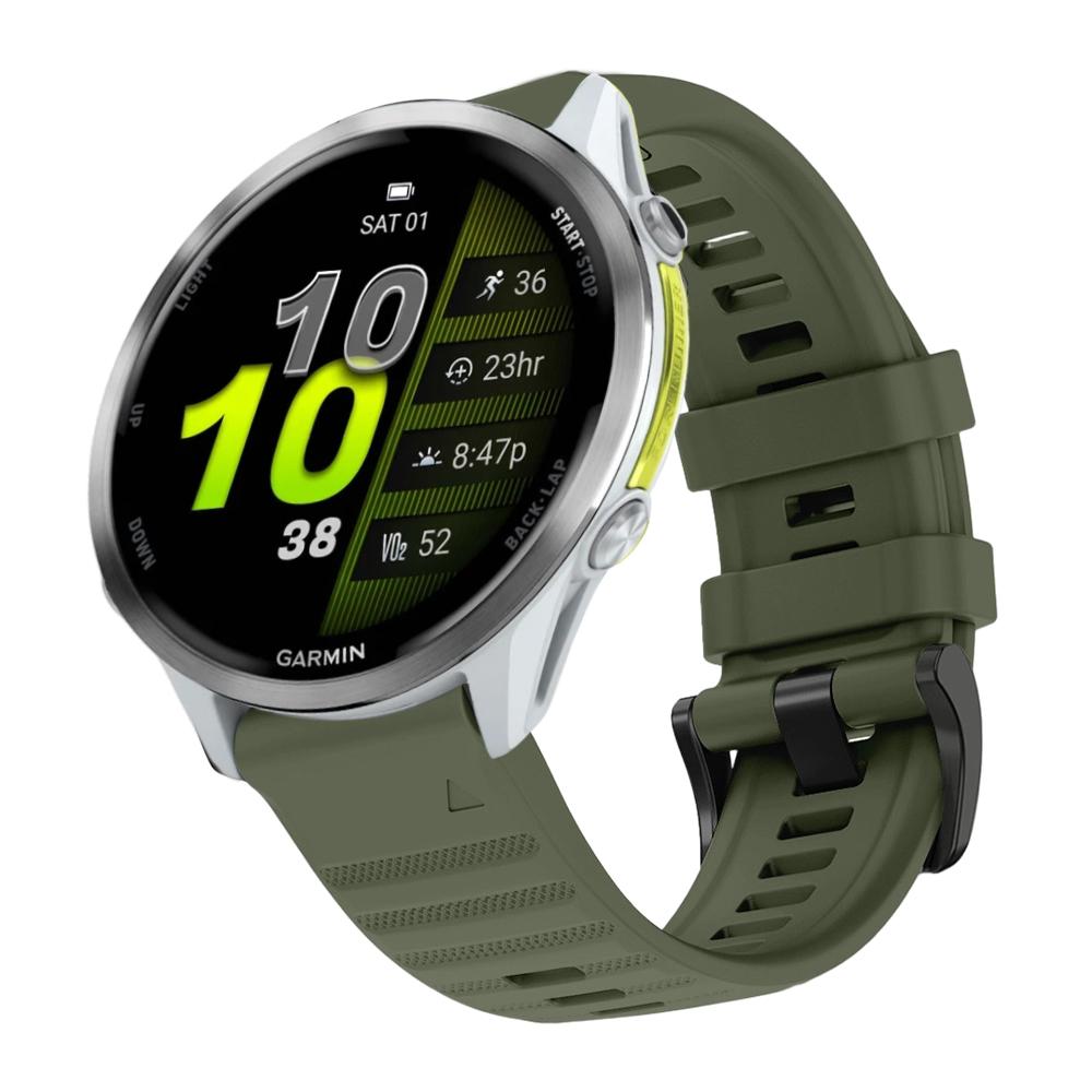 Silicone Watch Strap for Garmin Forerunner 970/965/955 Water-proof/Lightweight/Comfortable Outdoor Band for 22/26mm Quick Fit