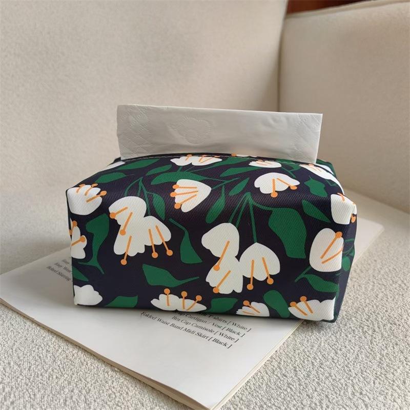 

Green three-dimensional tissue box, extraction type tissue bag, homestay home car dimensions: 17*11*8cm