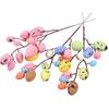 Easter Egg Tree Branch Colorful Foam Fake Artificial Flower DIY Easter Decoration Wedding Festival Party Home Accessories Supply