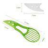 3 In 1 Avocado Slicer Shea Corer Butter Fruit Peeler Cutter Pulp Separator Plastic Knife Kitchen Vegetable Tools Kitchen Gadgets