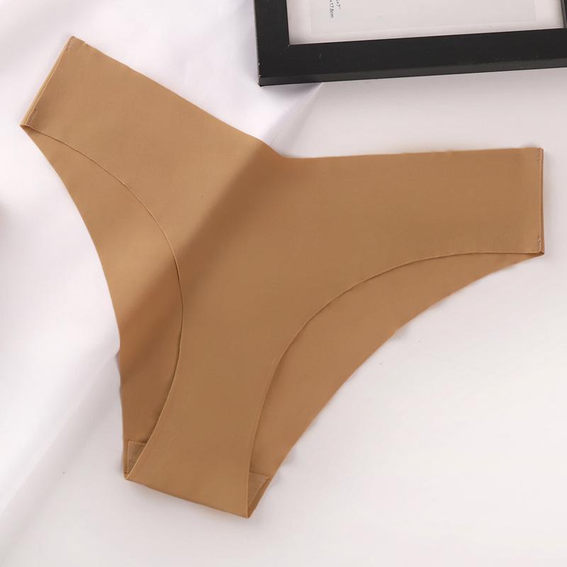 European and American Leopard Print Seamless Ice Silk Quick-Drying Women's Comfortable Panties