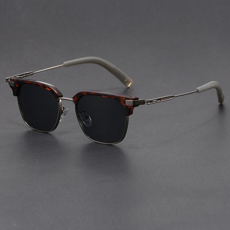 Luxury Rectangle Men's Sunglasses Retro Metal UV400 Protection Sun Glasses Male Classic Outdoor Driving Shades Summer Glasses