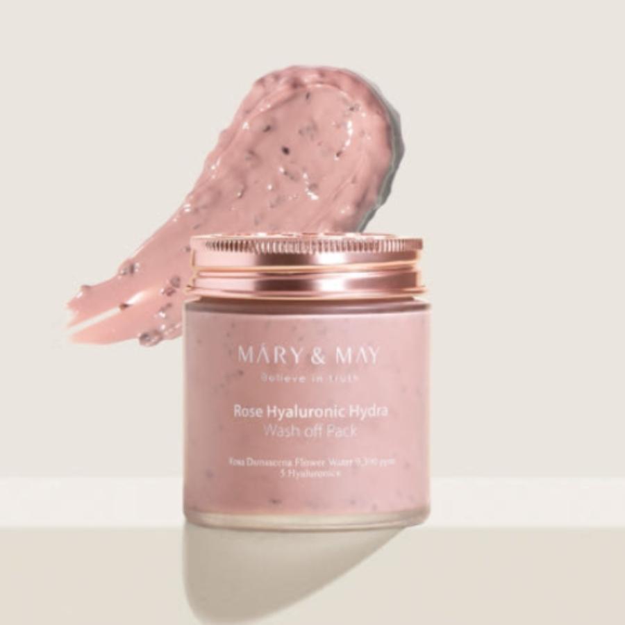 Mary&May Rose Hyaluronic Hydra Abwaschmaske 125g