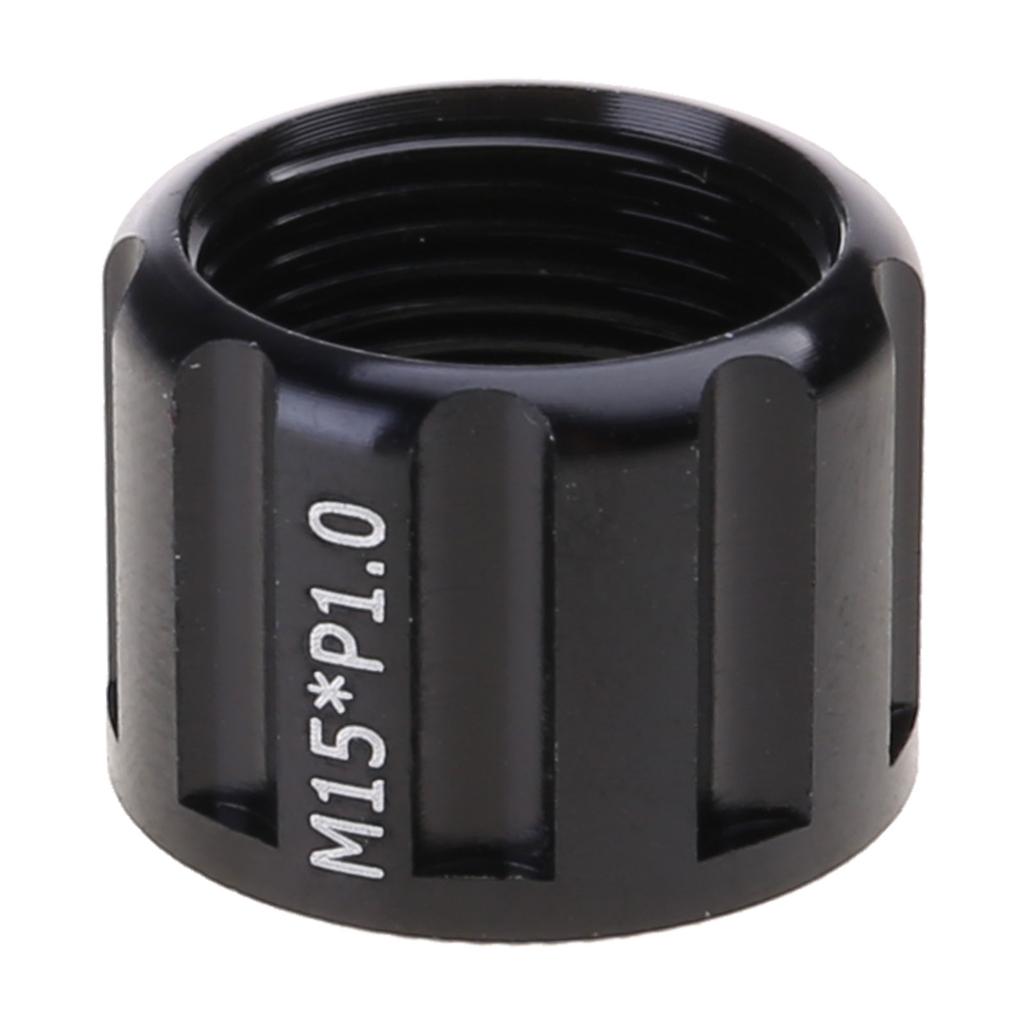 Bicycles Thru Axles Nut M12 M15 P1.0 P1.5 P1.75 Hubs Shaft Cap Road Bike Fork Quick Release Nut Bike Accessories Part
