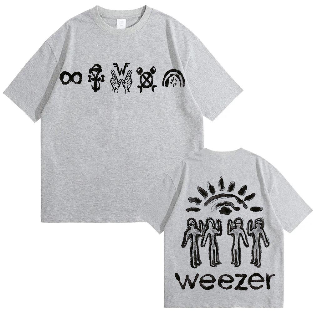 Weezer 2026 Nuovi Album Pre-Release T-shirt Cotone Tour della Band Stampa Grafica Magliette Moda Donna Uomo Casual Girocollo Top Estate
