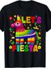 Cinco De Mayo Lets Fiesta 5 De Mayo Mexican Girls Unisex T-Shirt Same Style for Men and Women 2026 Summer Short-sleeved Printed T-shirt 220G